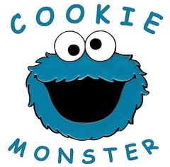 Cookie Monster # 11 – 8 x 10 – T Shirt Iron On Transfer