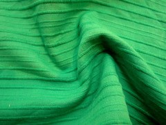 Beautiful KELLY GREEN OTTOMAN-Like RIBBED TEXTURE 100% COTTON Fabric