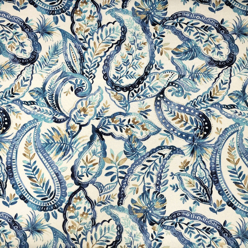 Richloom Solarium Faylin in Lapis BTY 54″ Wide 100% Polyester Outdoor Blue