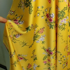 1Yard*150cm Soft Crepe Charmeuse Material Fabric Dress Scarf Tecido Tilda