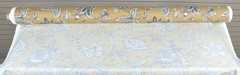 Braemore Design Screen Printed VAT Colors Floral Golden Caramel Fabric 56″W