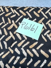 Abstract Black & Gold Cotton Fabric 1/2 yard x 44″ Sewing/Crafts