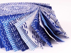Soimoi 40Pcs Japanese Sashiko Print Cotton Precut Fabrics for Quilting Craft …