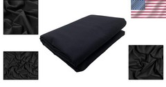 10 Yards Black Muslin Fabric – 100% Cotton Medium Weight