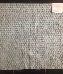 THIBAUT Cotton Tails in Aqua Blue 17 x 17 3/8″ Textural Fabric Sample