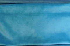 Turquoise Velveteen Type Upholstery Fabric , 56″, by the yard