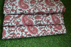 2.5 Yard Hand Block Print 100%Cotton Fabric NO TARRIF CHARGES 100%✅ZK_162#