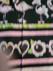 Cotton fabric 3 pieces, Panel Flams Loralie Harris for Loralie Designs: