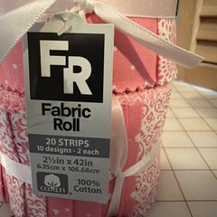 Two Pink Jelly Rolls 2.5 X 42” 20 Strips Each 10 Designs