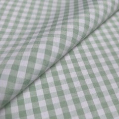 Sage Green Small Gingham Check 58″ By The Yard Pillow Cushion Fabric