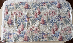 Vtg 1987 House ‘N Home Pink Purple Teal Floral Drapery Fabric 54″ 6.5 Yards