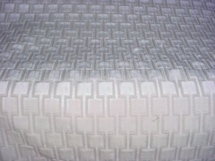3-1/2Y Krikby K5096 Bakerloo Porcelain Pearl Lattice Velvet Upholstery Fabric