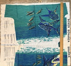 Boxer Shorts Fabric Panel Sharks Boxer Bonanza Pattern M – XL