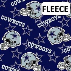 Dallas Cowboys NFL Official, 60″ wide FLEECE – Continuous yards available.