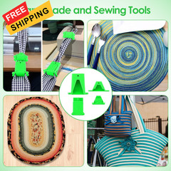 Ceoighe 1 Pack Jelly Roll Fabric Tube Maker, 3.15 x x 1.18 inches, Green
