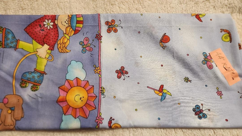 SUMMER FUN COLLECTION MMFAB BORDER PRINT COTTON FABRIC 44″ X 50″