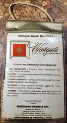 vintage WESTGATE “Soft Touch” ORLON ACRYLIC VELVET Fabric Sample Book VGC+