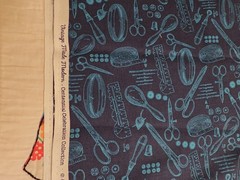 Vintage Made Modern RJR Fabrics, Sewing Theme, 2 Yds, Cotton Fabric