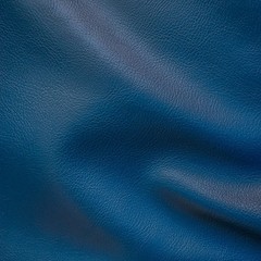54″ Wide Blue Faux Leather By The Yard, 1 Yard 540 GSM 0.8mm Thickness
