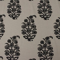 LACEFIELD DESIGNS SULTAN INK BLACK FLORAL BRANCH MULTIUSE FABRIC BY YARD 54″W