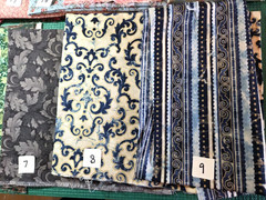 YOUR CHOICE: SCRAPS, FQs 1/4 Yds paisley floral calico cotton quilting Fabric