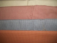 PRINTED GINGHAM checks checkerboard Cotton FABRIC U-Pick SEE INFO 1/2 yd BTHY