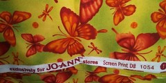 1 yard 29″ x 44″ wide Butterflies 100% Cotton Quilting Fabric by Jo-Ann Fabrics