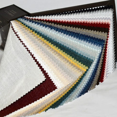 FABRIC SAMPLE BOOK Multi-Color TUSCAN Linen-Look Texture 48pcs LOT Soft Feel
