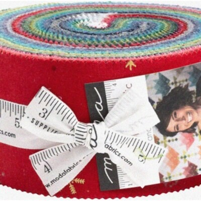 40 Metallic Ombre Jelly Roll Fabric Strips