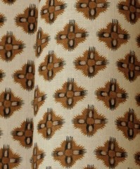 HOWE AT 36 BOURNE STREET FABRIC ‘KNURL – RUST’ 2 METRES LINEN