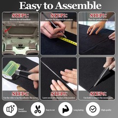 Self Adhesive Universal Headliner Fabric Foam Back Interior Trim DIY Roof Repair