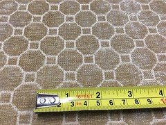 Kravet Beige Chenille Geometric Hexagons Upholstery Fabric 6.75 yds (31686-616)