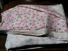 Harmony Arts Sweet Jane Organic Sateen Fabric 7 yards uncut