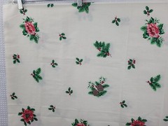 Wamsutta Hallmark Cards Christmas Tablecloth Fabric 1 Yard x 70 Inches wide