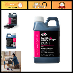 Permanent Black Fabric & Upholstery Paint – 16.9 oz for Furniture, Clothing, Hom