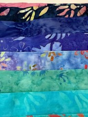 Anthology Fairyland 1/2 yard bundle 15 Batik fabrics NEW