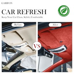 Red Suede Headliner Fabric, 120″ L60″ W, 120″ L60″ W Car Headliner