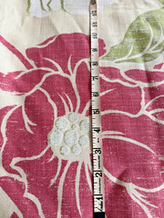 Thibaut Hampton Ponds Fabric Pink Floral/Flowers Pattern 54″ x 77″
