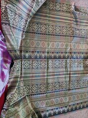 Wanma 100% Thai Silk Fabric Bulk Custom 39″ By 70″ multi patern Top Quality