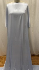 100% Pure Silk Charmeuse Powder Blue Color Fabric 3 Yards 10″ In Length 44″ Wide