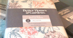 Better Homes & Gardens Cotton Precut Fabric Black/Flower Garden/Ogee Spa 6 yds