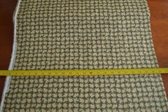 35″ Long, Green Brown on Tan Quilting, Thimbleberries/Christmas Greetings, V972
