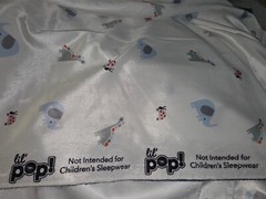 POP Nursery Soft & Minky Fabric Elephant, Giraffe, Lady Bug 100% Polyester 2 yds