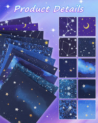 Cotton Fat Quarter Fabric Bundles 10×10 Star Pattern Quilting Sewing Projects