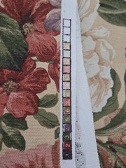 Vintage Richloom BTY Floral Large 100% Cotton 54″ Wide Shabby Chic Cottage