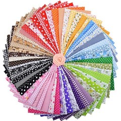 Cotton Fabric Bundles 56 PCS 5.9×5.9 Inch Precut Patchwork Squares Sewing