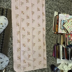 Studio Edit – Dream Bike Pink fabric by Heather Ross for Windham 43″x17″ Piece