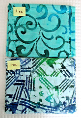 4+ Yards Batik Cotton Fabric – Assorted Patterns, Colors and Sizes – As Pictured