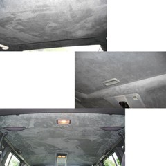 12.5ft x 5ft Gray Suede Headliner Fabric 1/8″ Foam Backed Automotive Upholstery