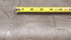 Metallic Sunburst Embossed Vinyl Fabric Remnant 50″x75″ Upholstery Heavy